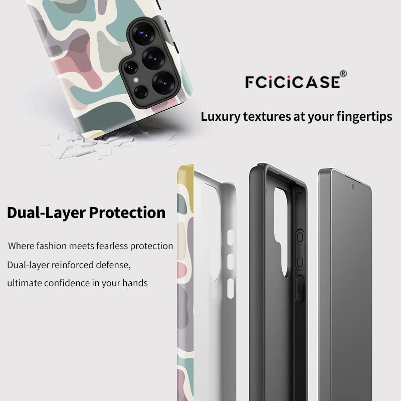 Samsung Galaxy Soft Camo Pastel Case