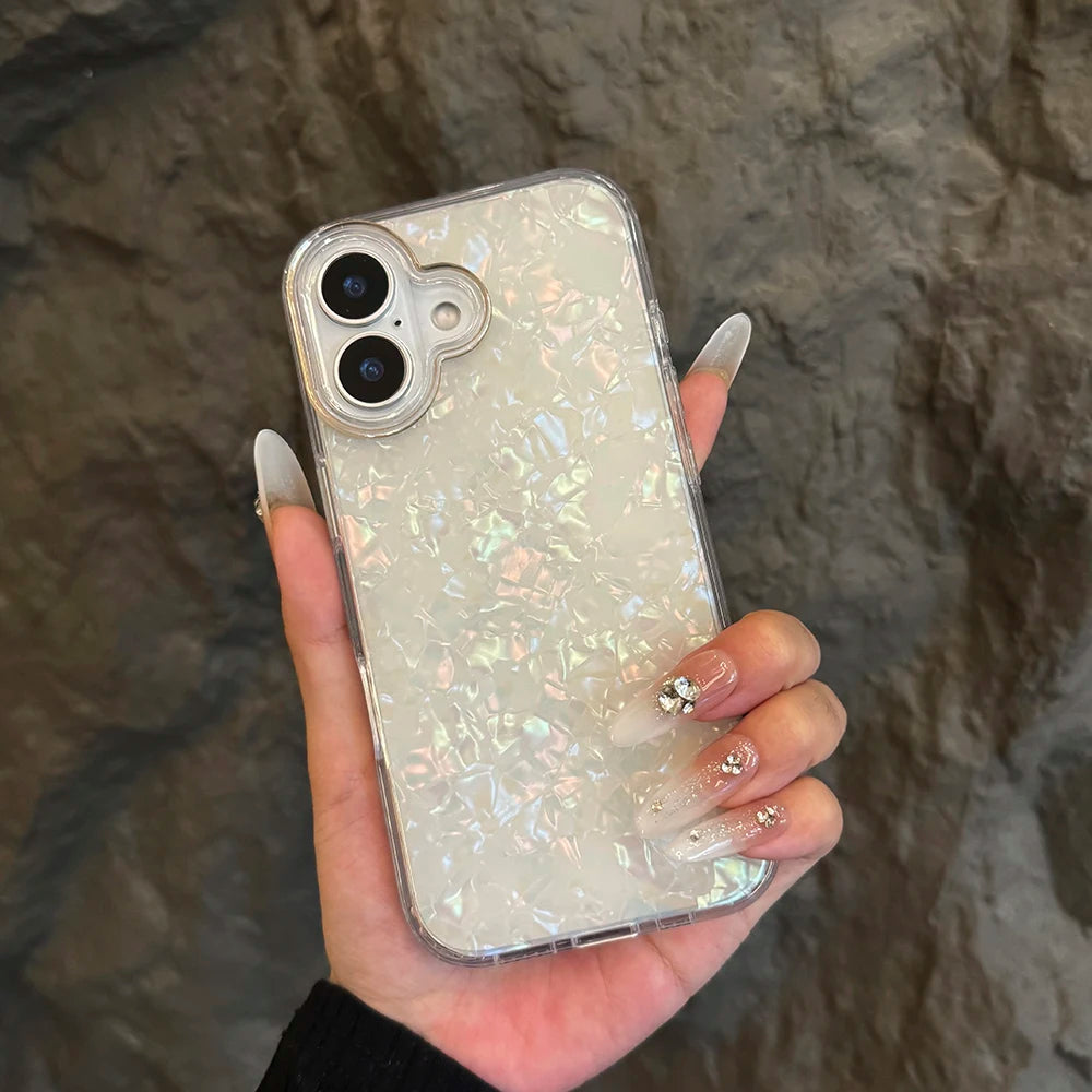Iridescent Pearl Shell Case