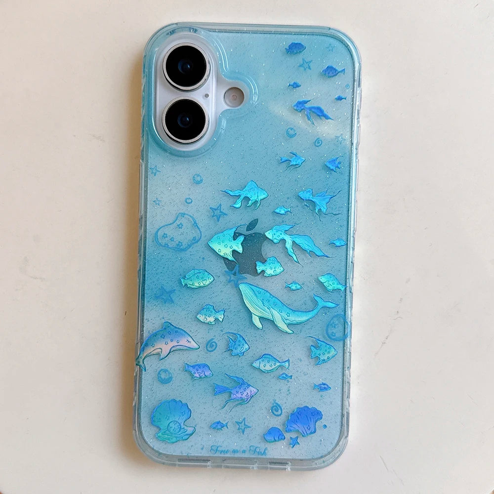 Ocean Charm Clear Case