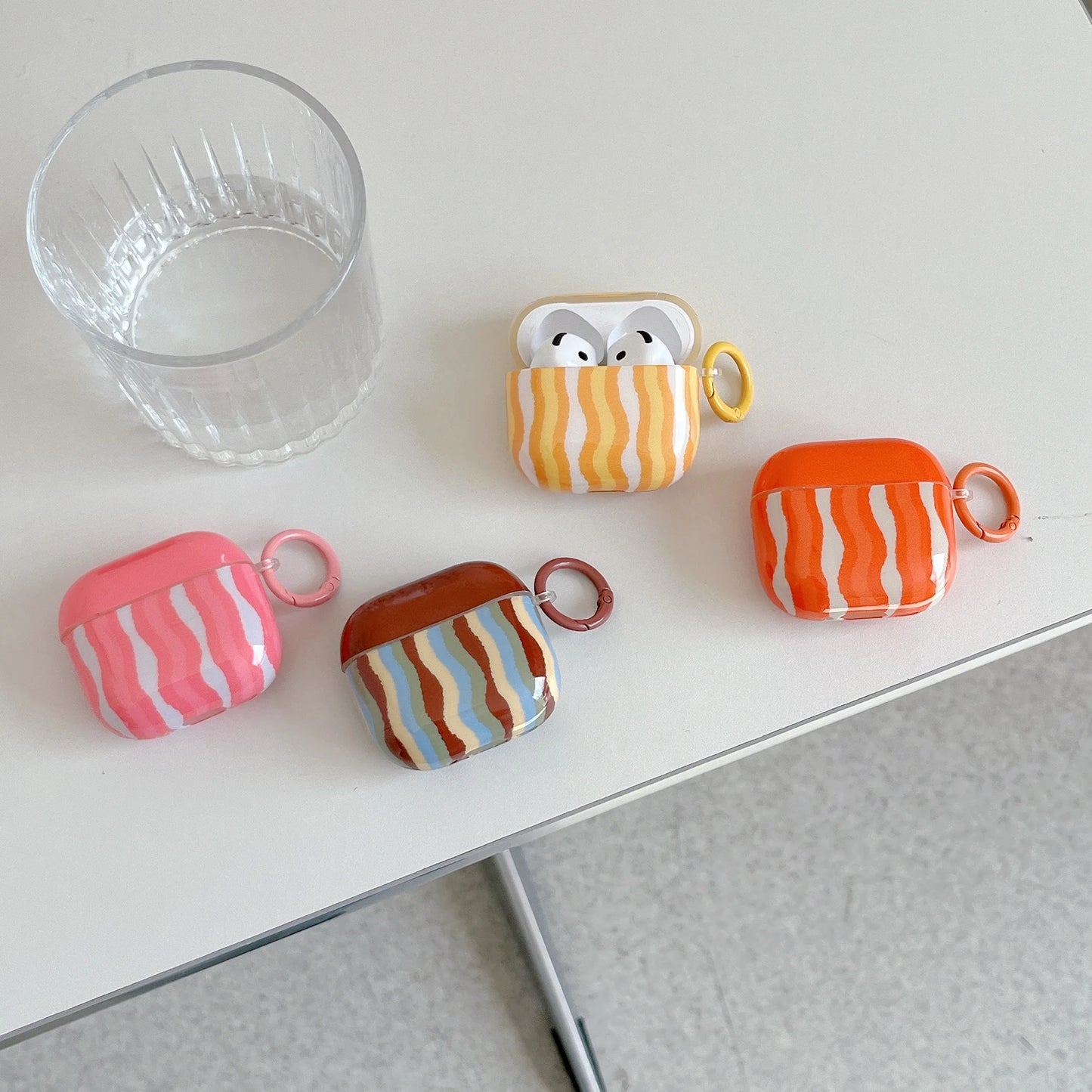 Wavy Stripe AirPods Case