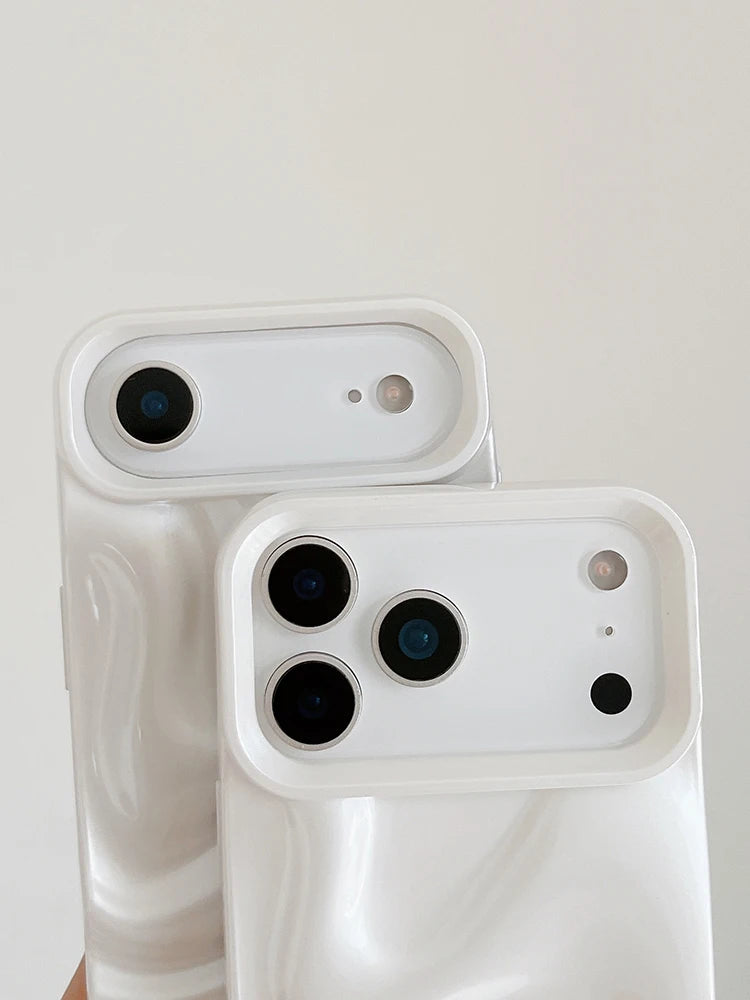 Glossy Pearl Wave Case