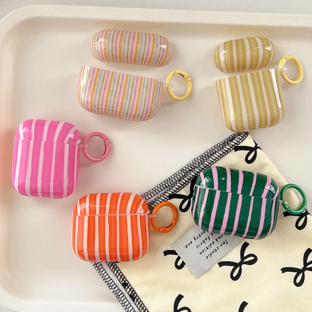 Candy Stripe AirPods Case