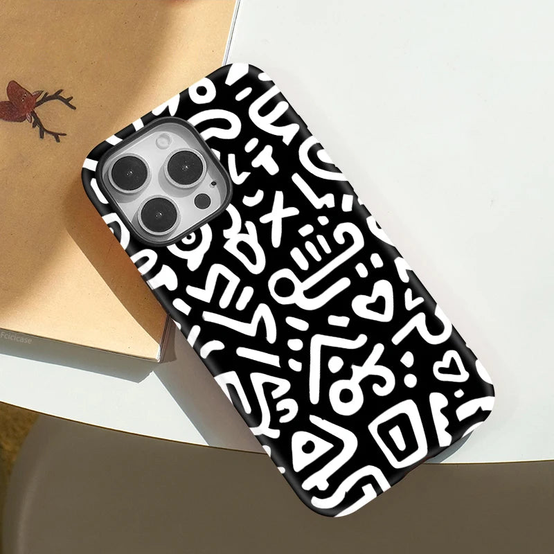 IPHONE Abstract Memphis Art Case