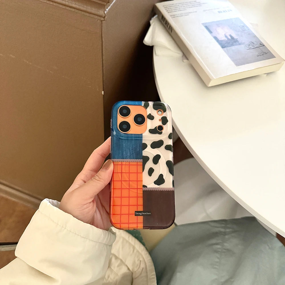 Colorblock Patch Case