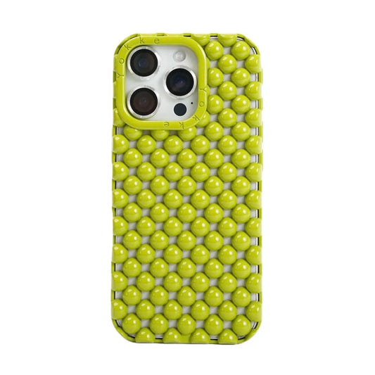 Neon Bubble Texture Case For iPhone 17 Air 16 15 13 14 Pro Max