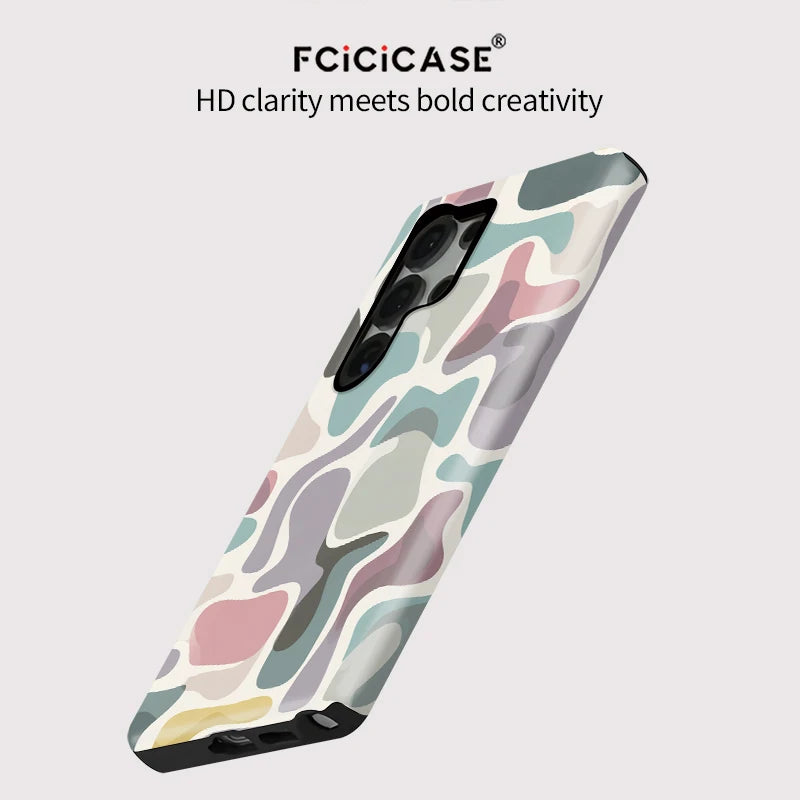Samsung Galaxy Soft Camo Pastel Case