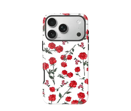 IPHONE Red Rose Garden Case