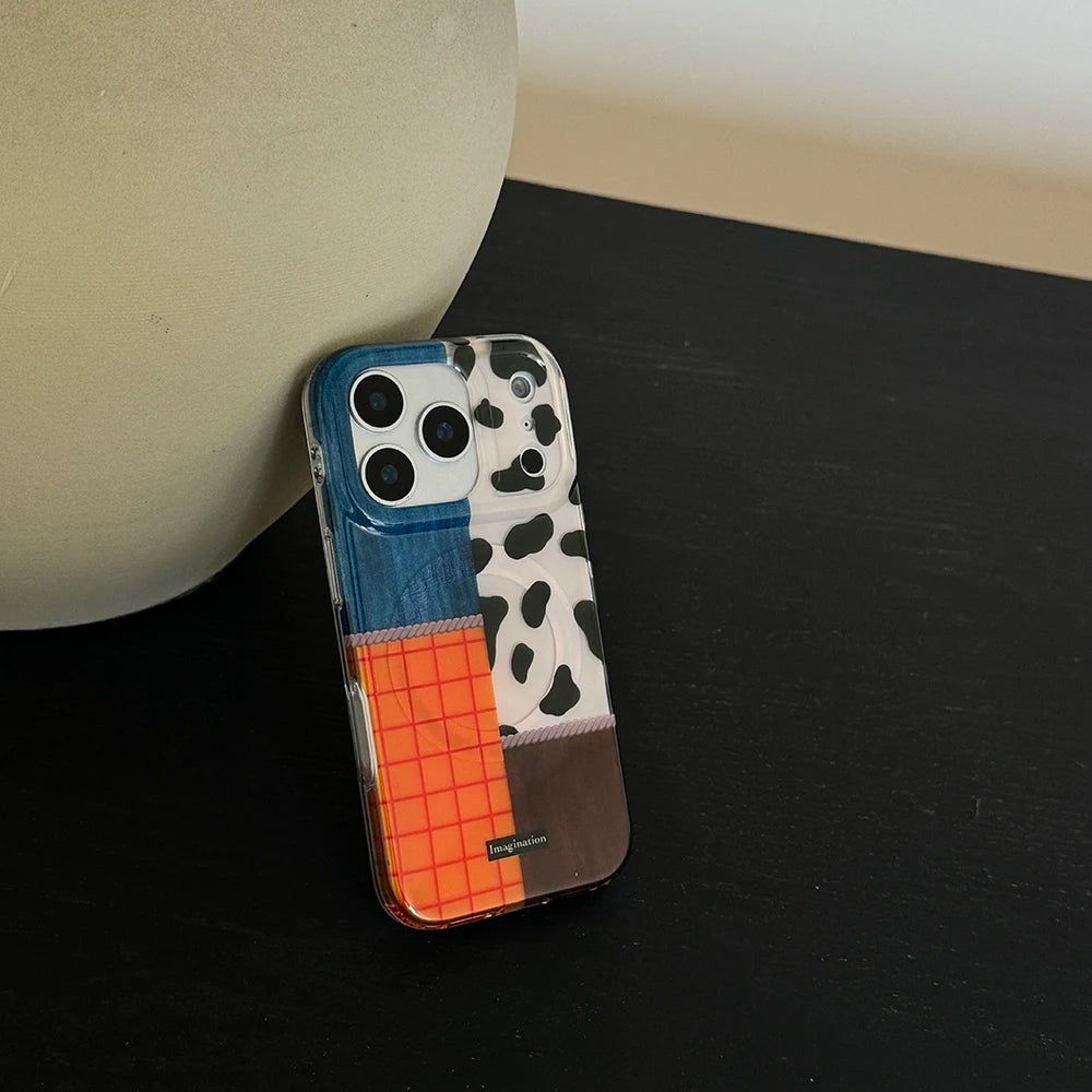 Colorblock Patch Case
