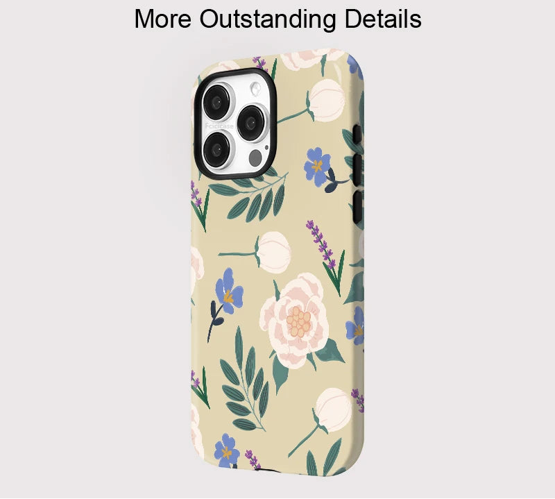 IPHONE Soft Garden Sketch Case