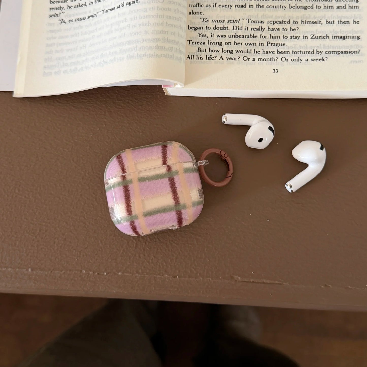 Classic Plaid AirPods Case