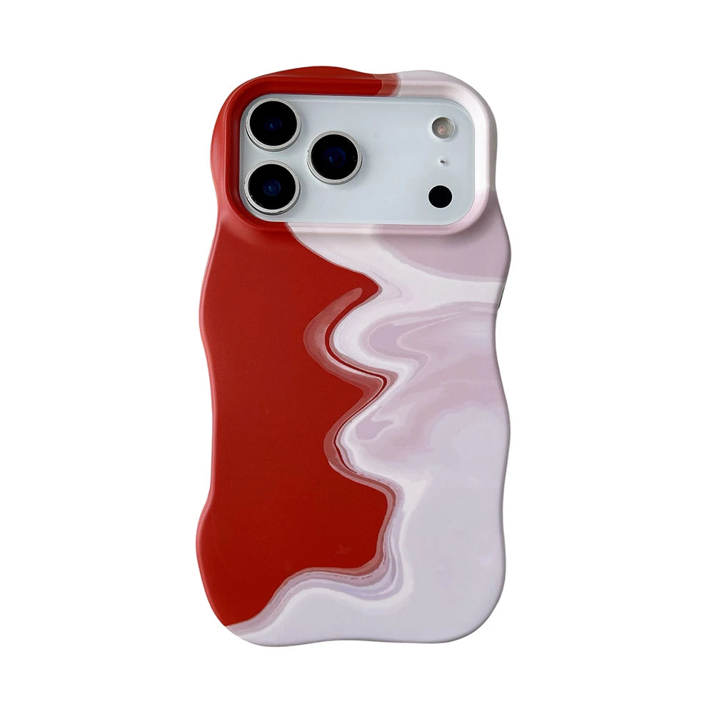 Duo Melt Wave Case for IPhone 17 16 15 14 13 Pro Max