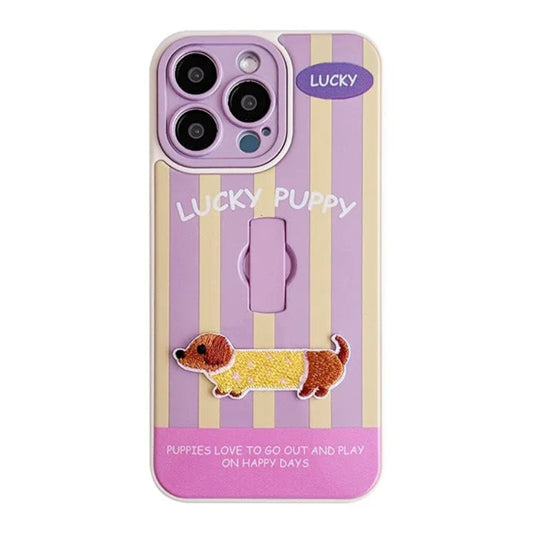 Puppy Stripe Case