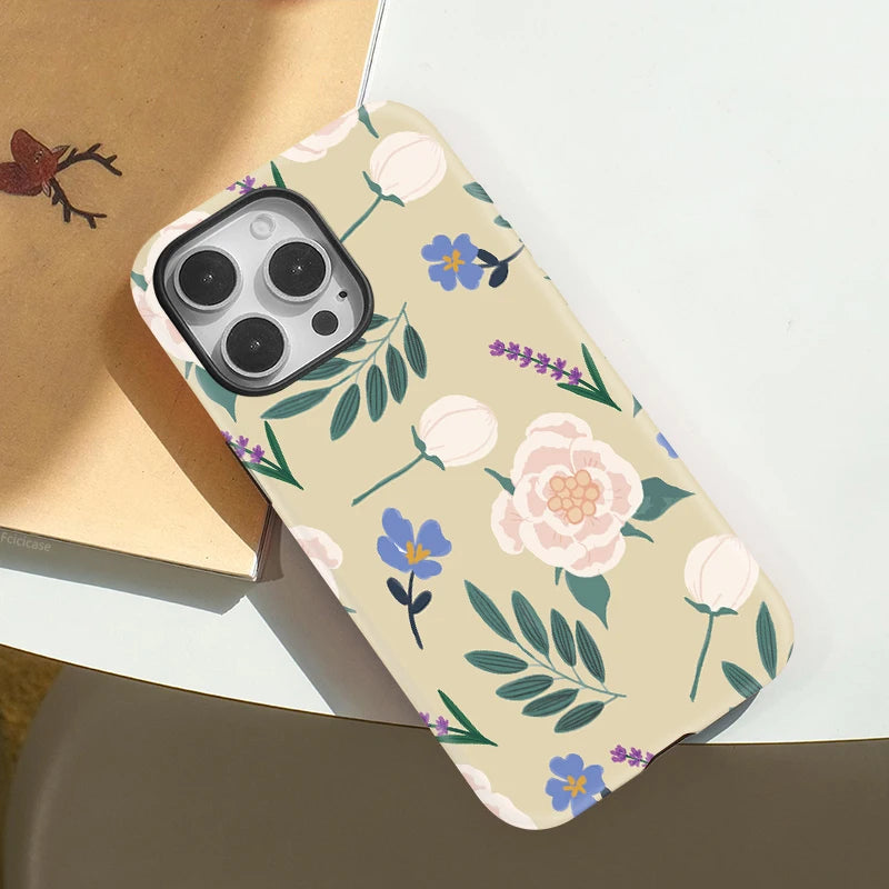 IPHONE Soft Garden Sketch Case