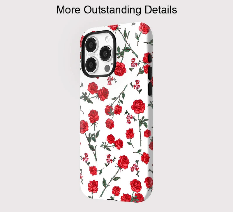 IPHONE Red Rose Garden Case
