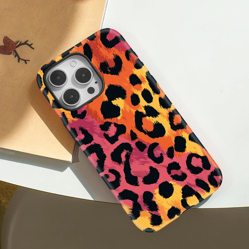 IPHONE Neon Leopard Energy Case