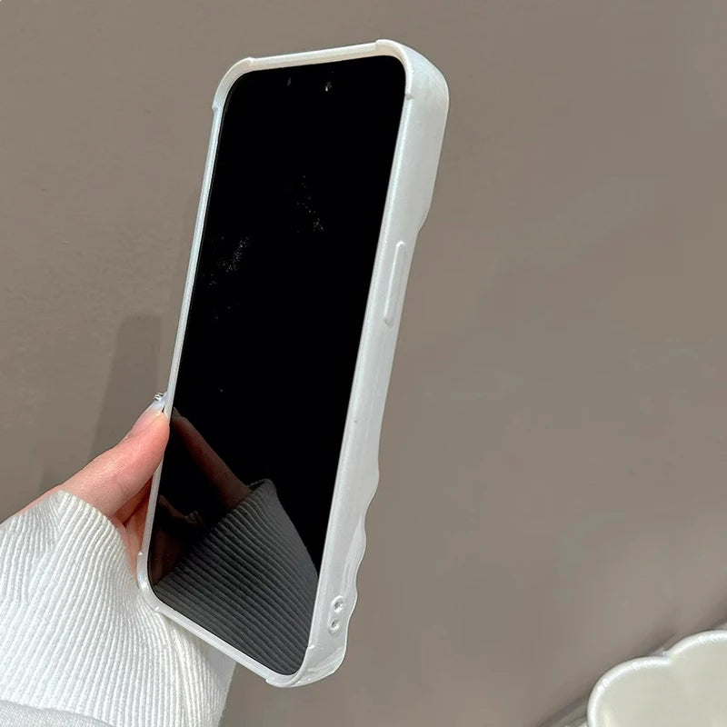 Mocha Cloud Soft Case For iPhone 17 Air 16 15 14 13 12 11 Pro Max
