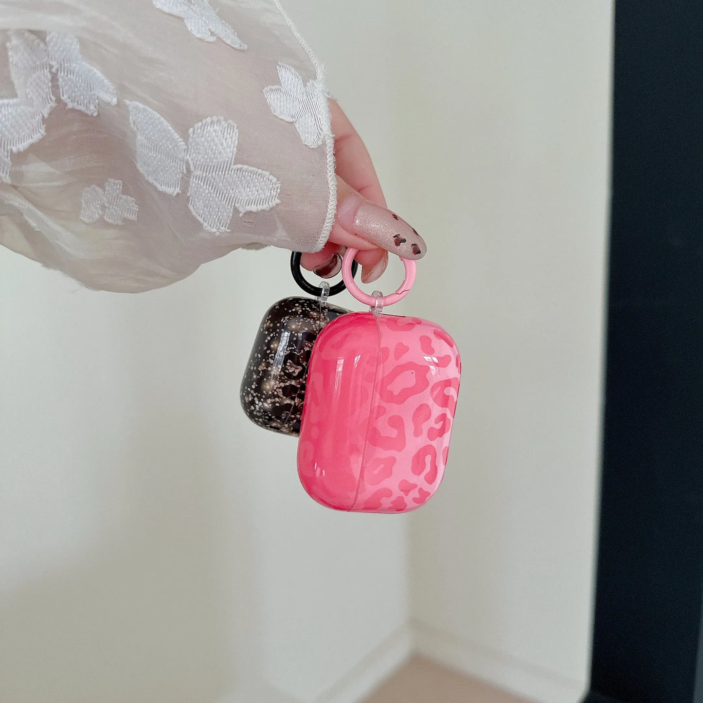 Neon Leopard AirPods Case