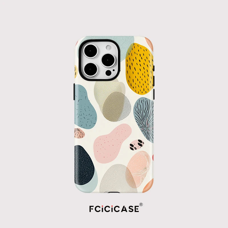 IPHONE Abstract Pebble Art Case