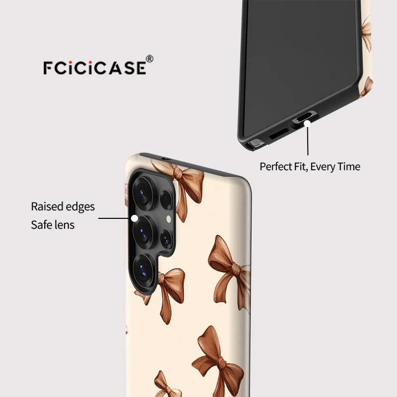 Samsung Galaxy Ribbon Charm Aesthetic Case