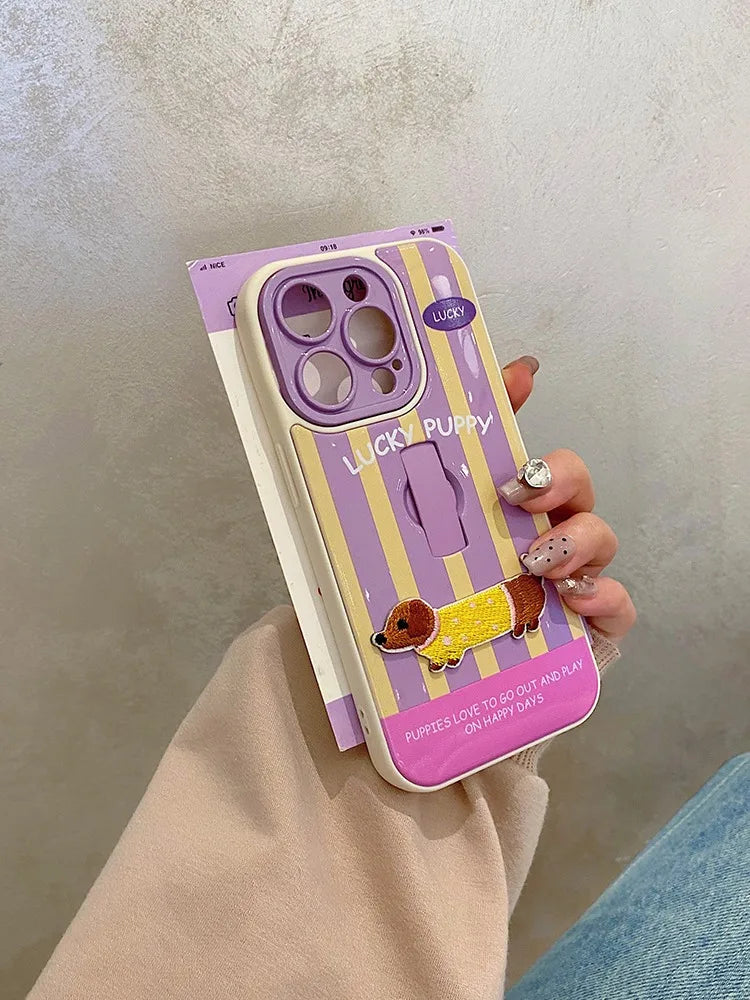 Puppy Stripe Case
