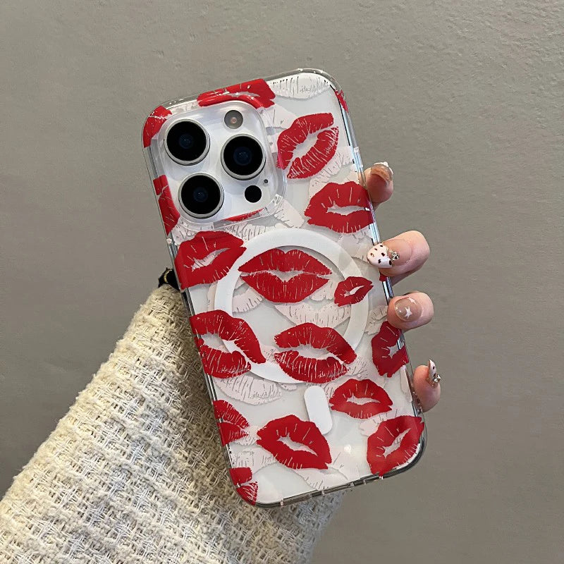 Red Lip - Magnetic Cover