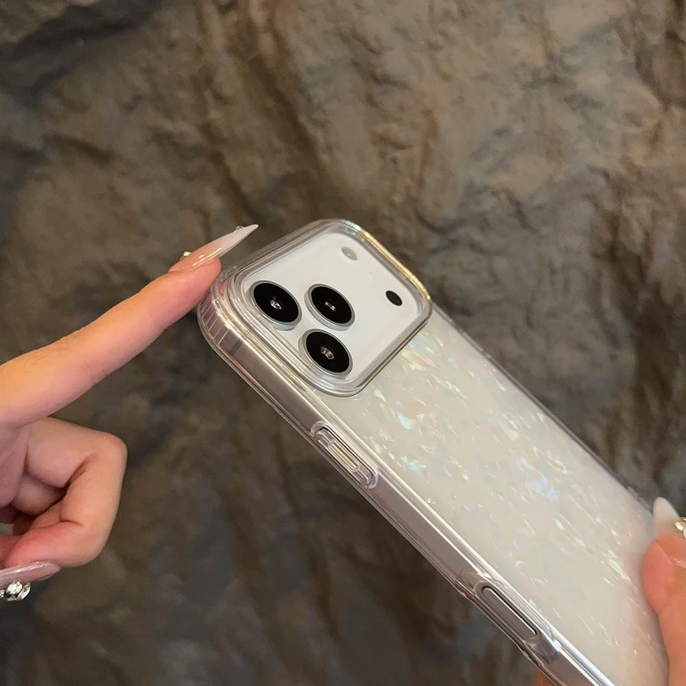 Iridescent Pearl Shell Case