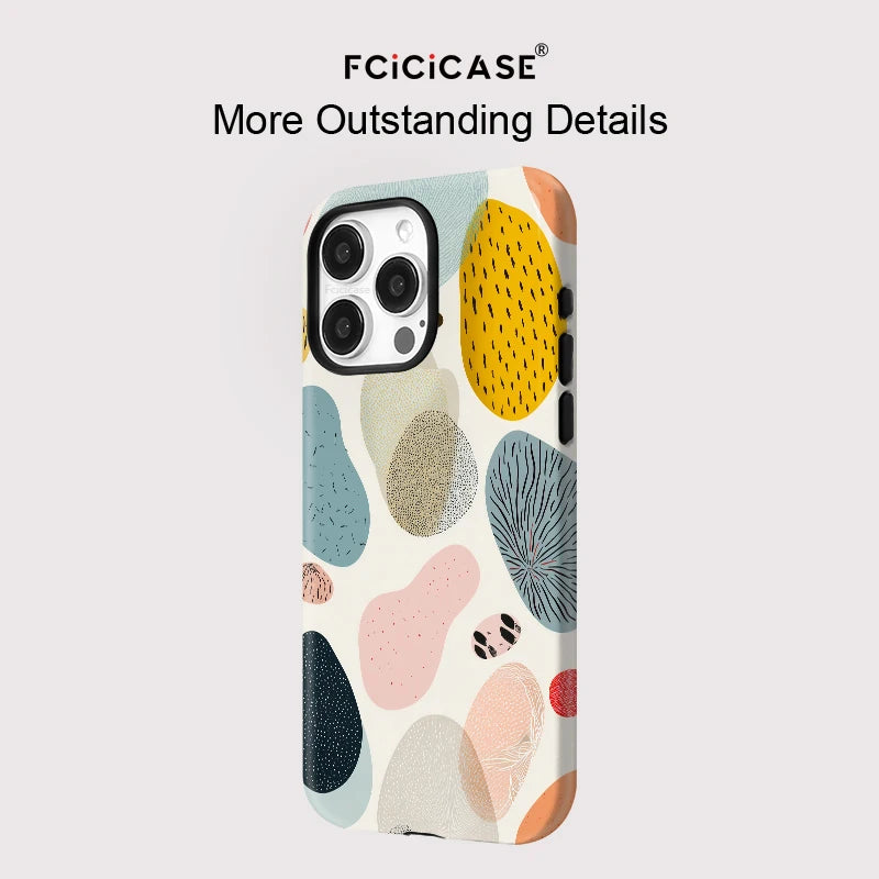 IPHONE Abstract Pebble Art Case