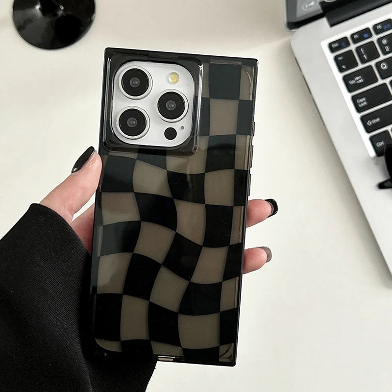 Midnight Checker Gloss Case