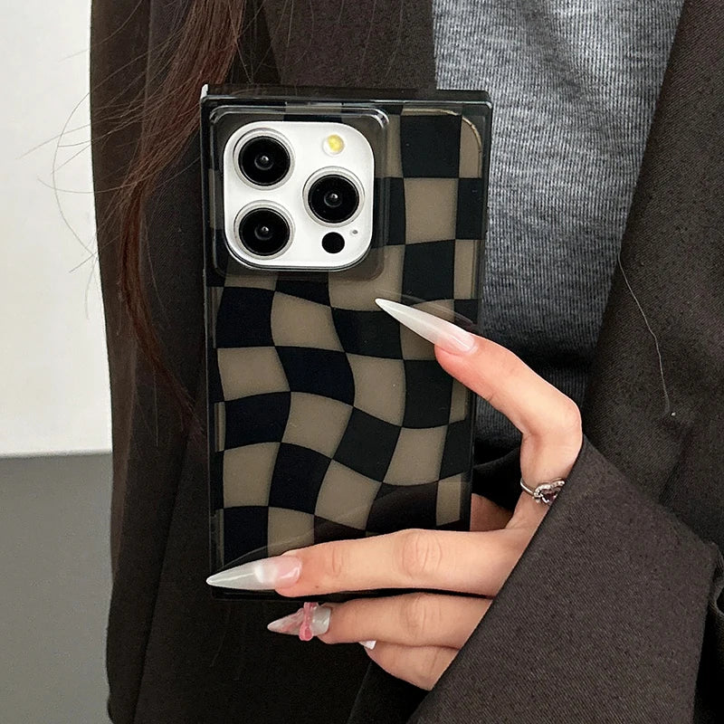 Midnight Checker Gloss Case