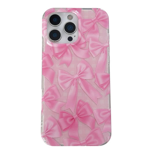 Pink Ribbon Phone Case for IPhone 13 15 14 16 17 Pro Max