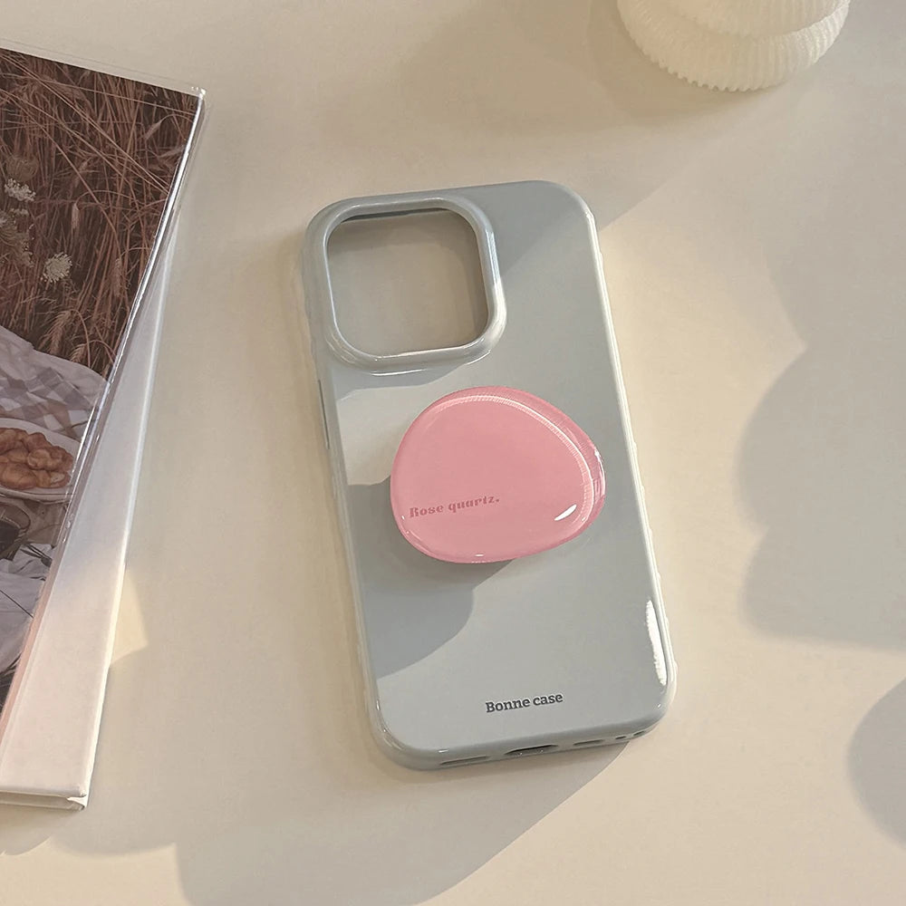 Heart Grip Wood Case for Iphone 13 14 15 16 17 Pro Max