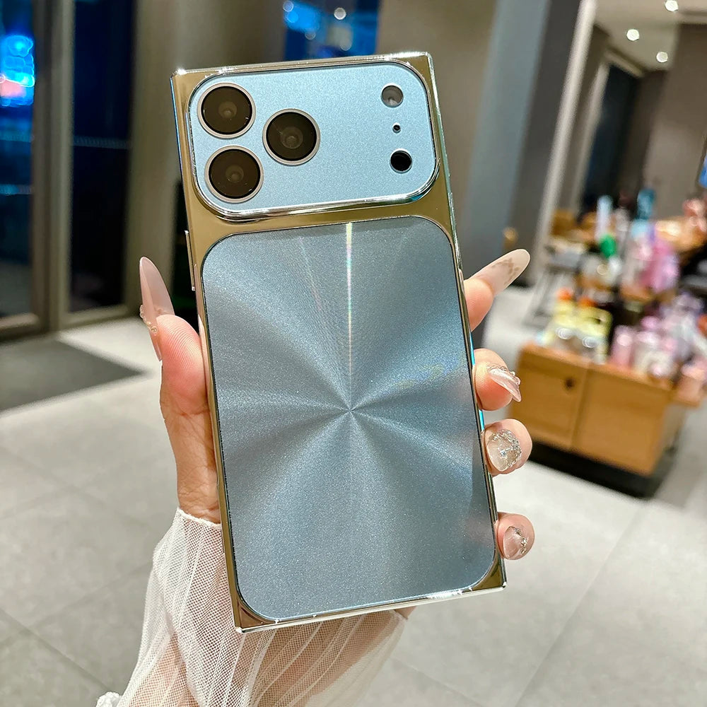 Blush Radial Glow Case for iPhone 17pro 16 15 14 13 Pro Max