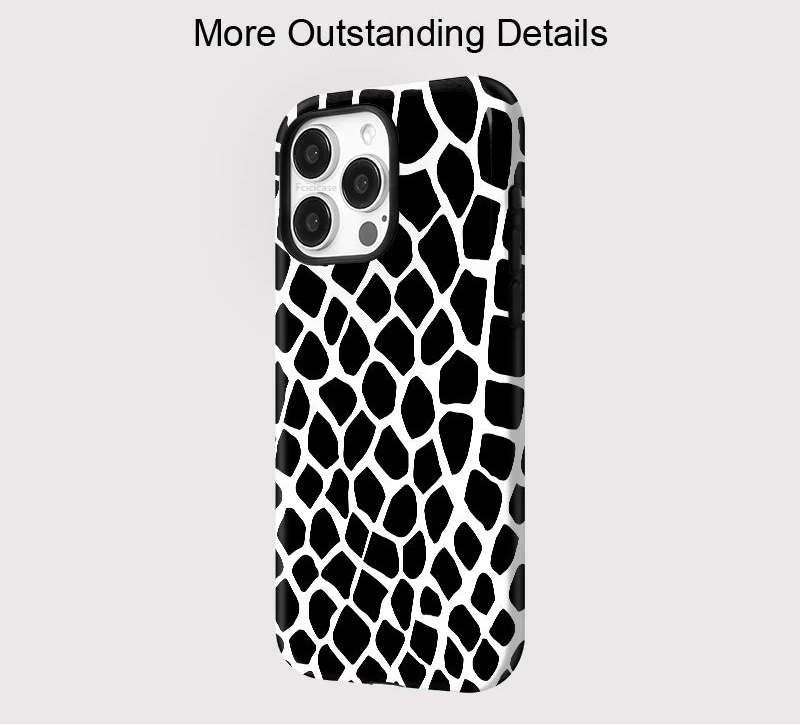 IPHONE Monochrome Giraffe Pattern Case