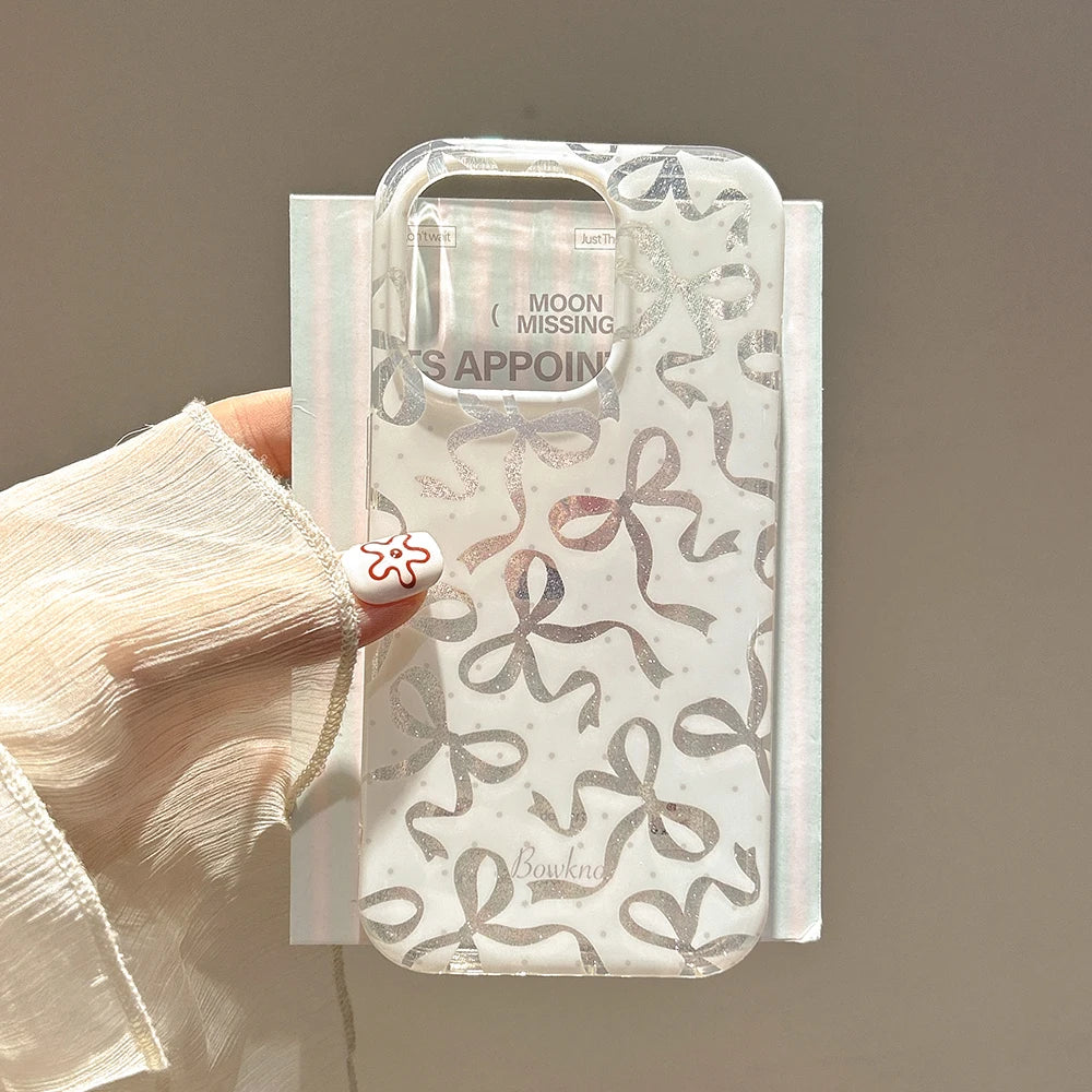 Bow Clear Phone Case