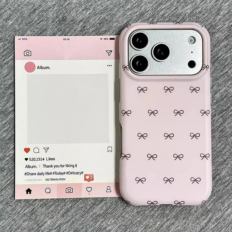 Soft Bow Aesthetic Case