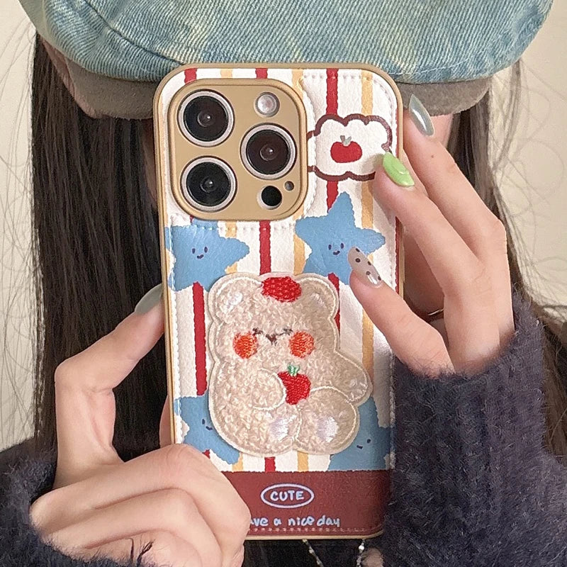 Retro Cartoon Patchwork Case