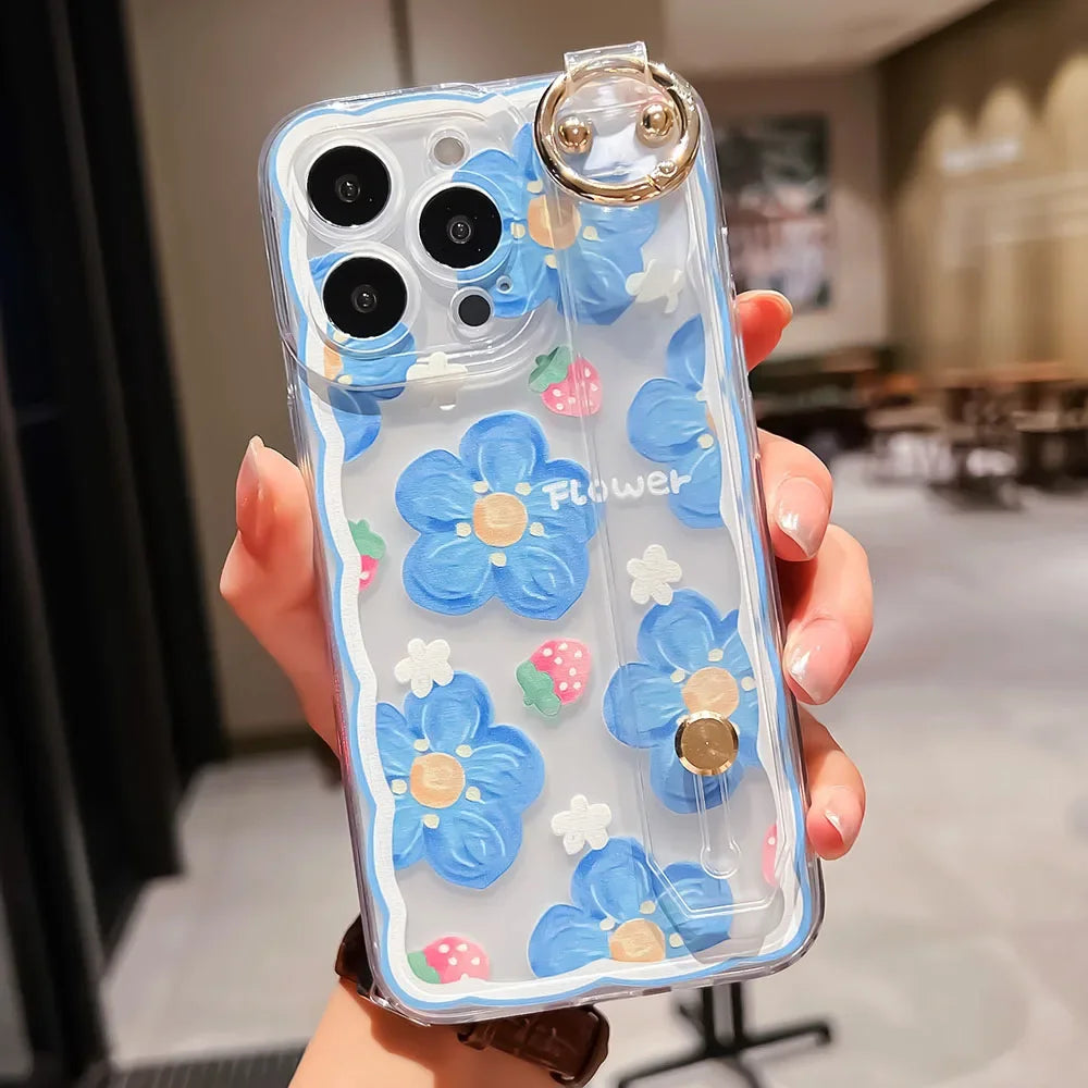 Pretty Bloom Phone Holder Case for Samsung
