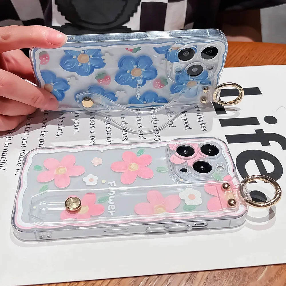 Pretty Bloom Phone Holder Case for Samsung
