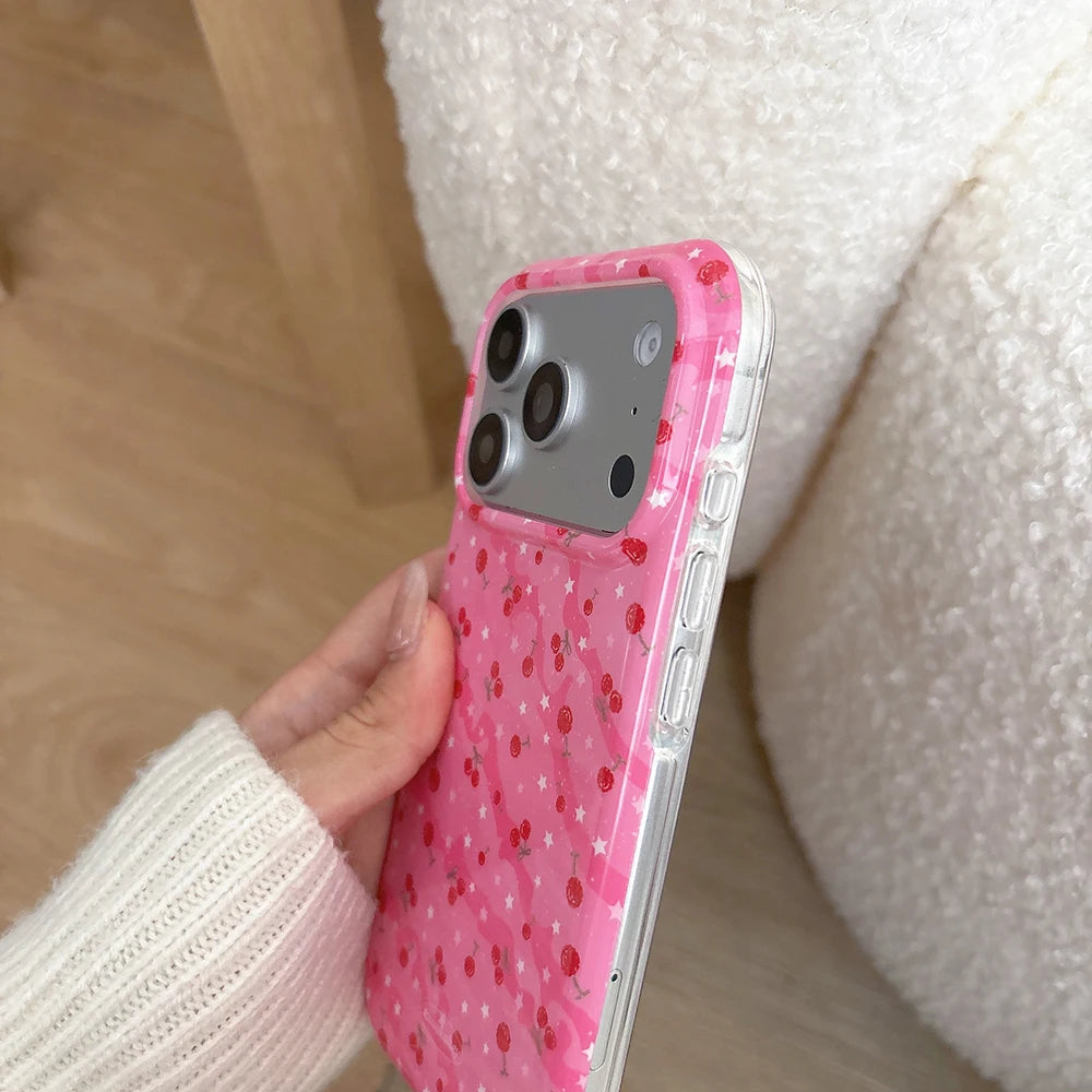 Pink Glitter Jelly Case