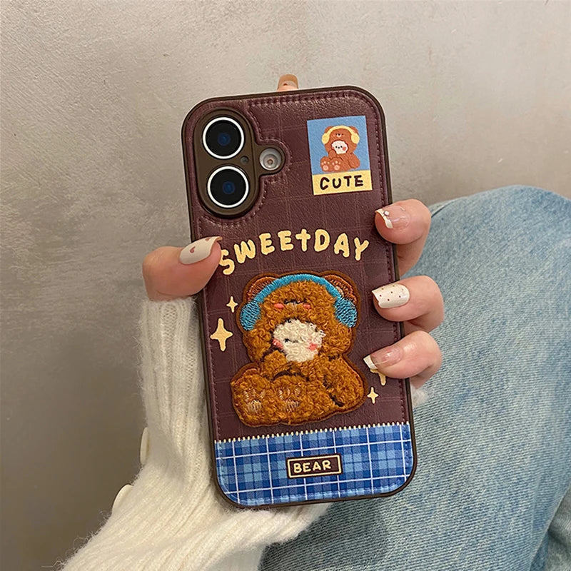Retro Cartoon Patchwork Case