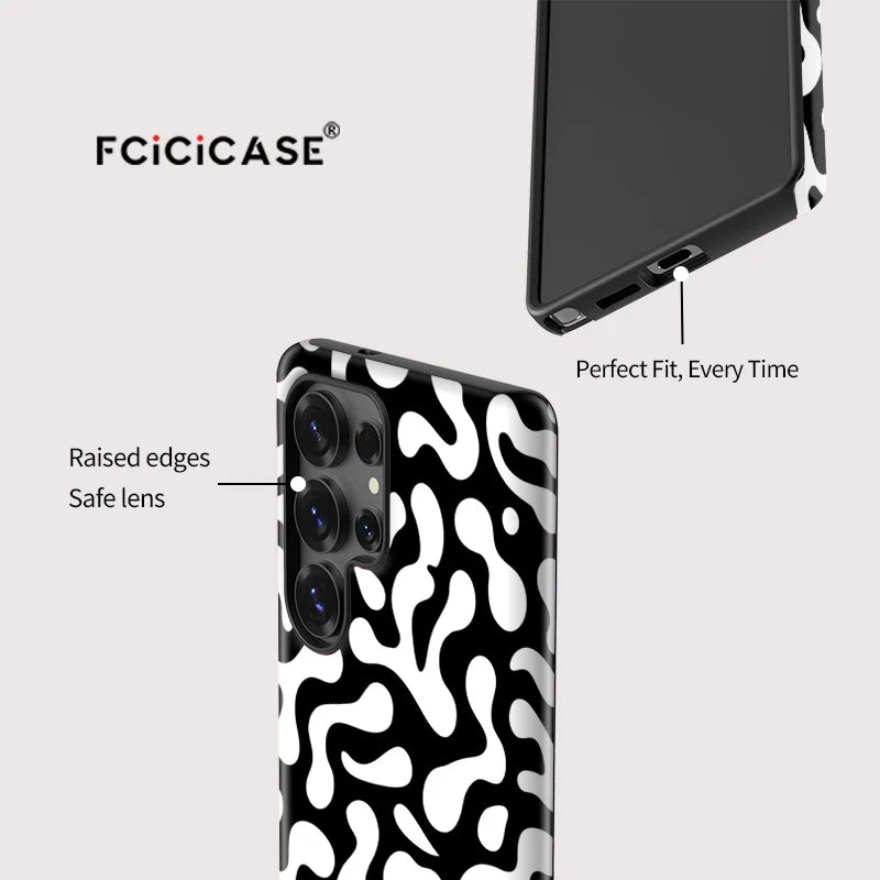 Samsung Galaxy Fluid Abstract Monochrome Case