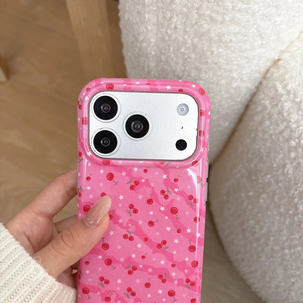 Pink Glitter Jelly Case
