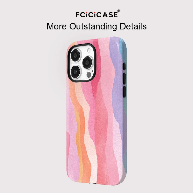 IPHONE Blush Wave Aesthetic Case