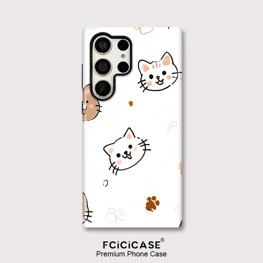 Samsung Galaxy Soft Kitty Aesthetic Case