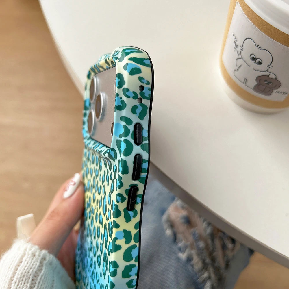 Gradient Leopard Phone Case for IPhone