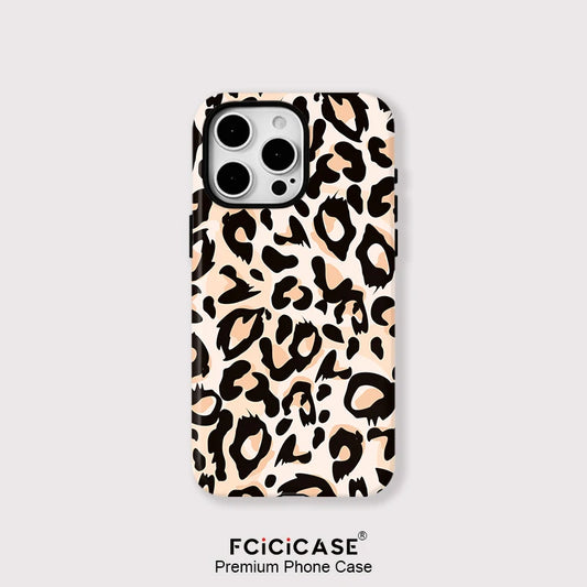 IPHONE Vintage Leopard Cream Case