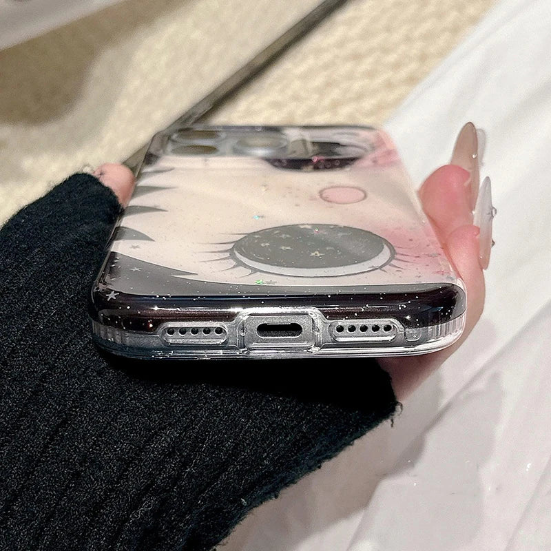 Kawaii Cat Face Case For iPhone 17 16 15 14 13 Pro Max