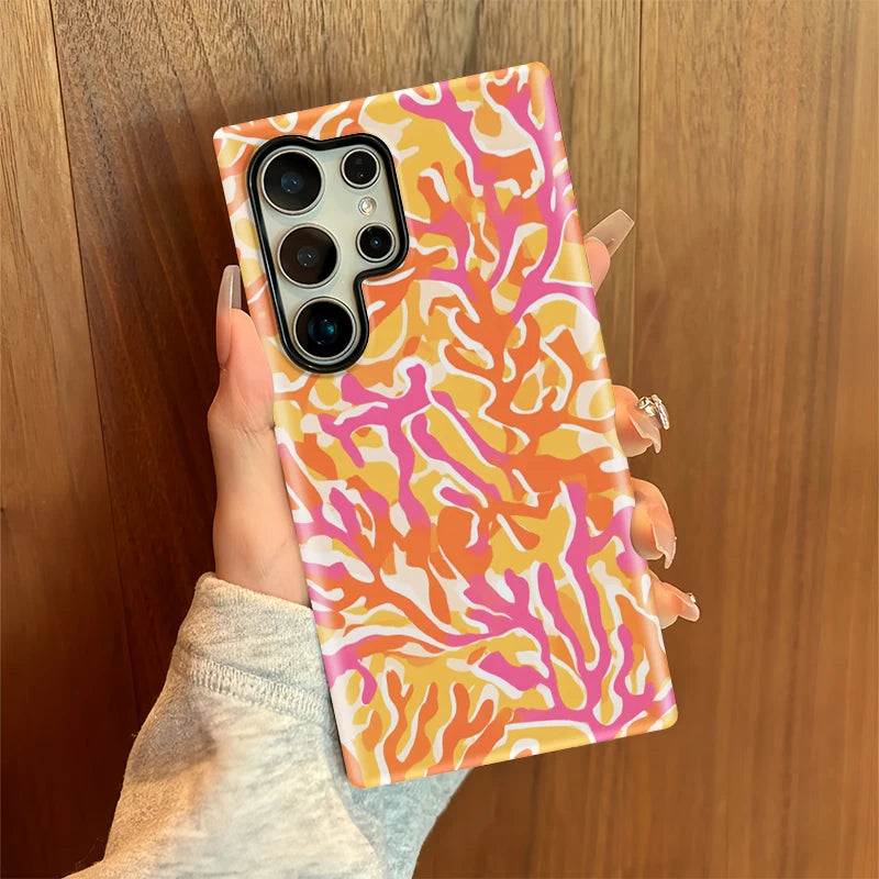 Samsung Galaxy Golden Abstract Energy Case