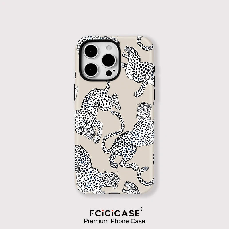 IPHONE Snow Leopard Pattern Case