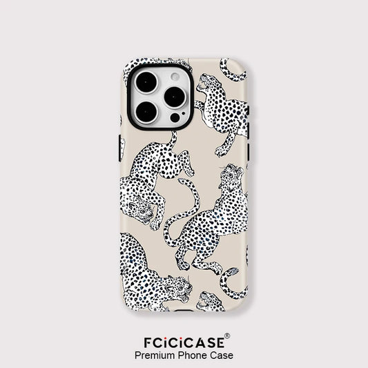 IPHONE Snow Leopard Pattern Case